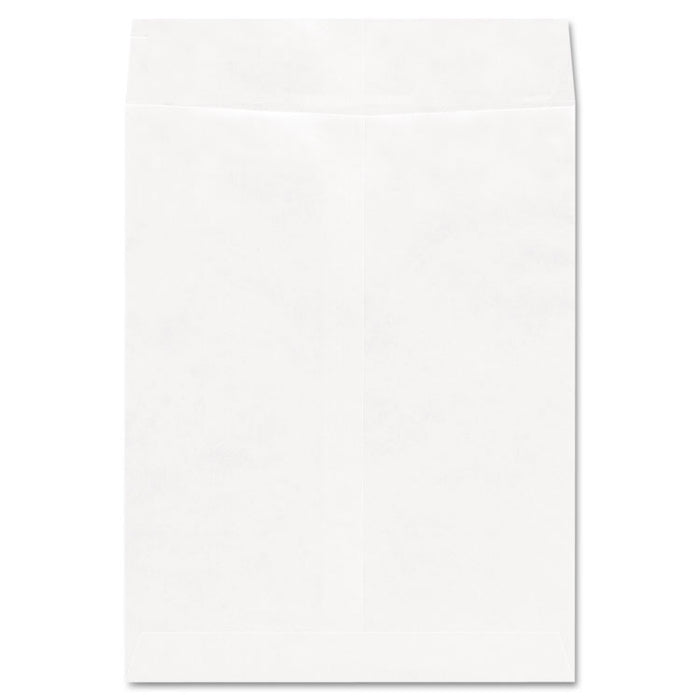 Deluxe Tyvek Envelopes, #13 1/2, Squar Flap, Self-Adhesive Closure, 10 x 13, White, 100/Box
