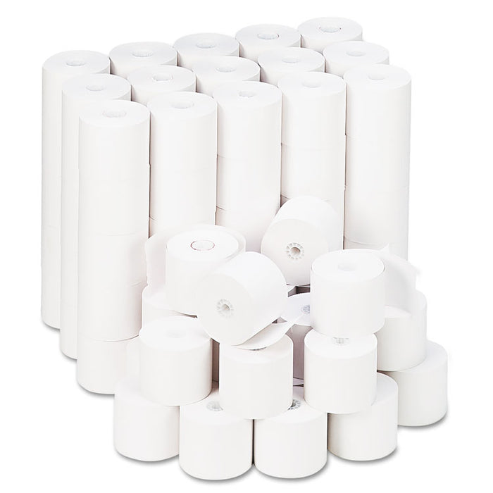 Impact & Inkjet Print Bond Paper Rolls, 0.5" Core, 2.25" x 165ft, White, 100/Carton