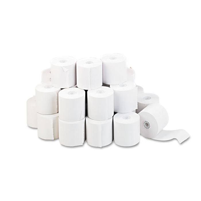 Impact & Inkjet Print Bond Paper Rolls, 0.5" Core, 2.25" x 130ft, White, 100/Carton