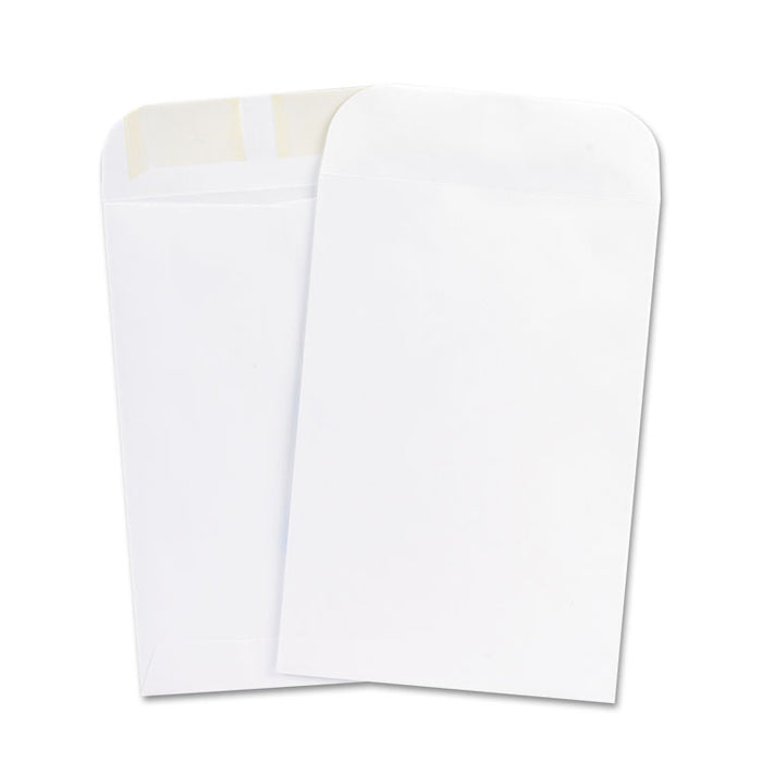 Catalog Envelope, #1 3/4, Square Flap, Gummed Closure, 6.5 x 9.5, White, 500/Box