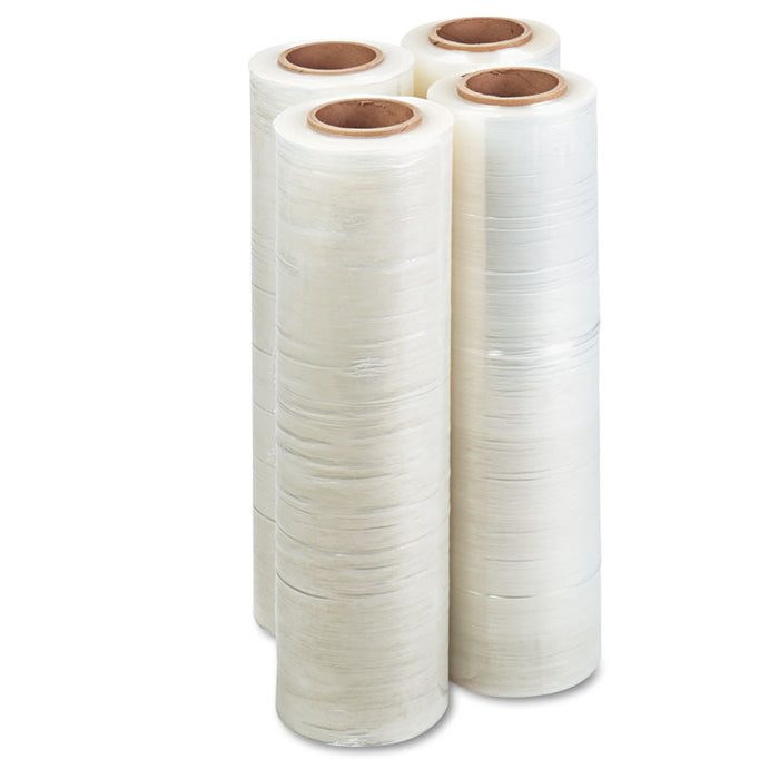 High-Performance Handwrap Film, 18" x 1500ft, 12mic (47-Gauge), Clear, 4/Carton