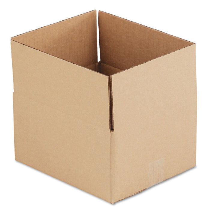 Fixed-Depth Shipping Boxes, Regular Slotted Container (RSC), 12" x 10" x 6", Brown Kraft, 25/Bundle
