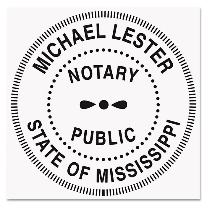 Handheld Custom Embosser, Round, 1.63" Diameter Impression