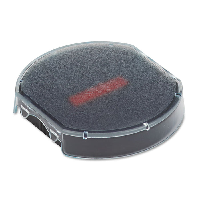 Trodat T46140 Dater Replacement Pad, 1 5/8, Blue/Red