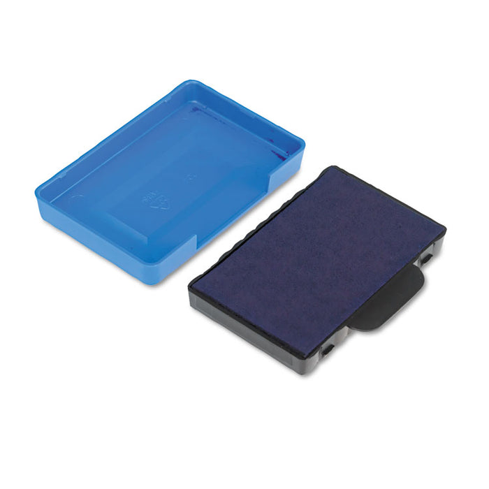T5460 Professional Replacement Ink Pad for Trodat Custom Self-Inking Stamps, 1.38" x 2.38", Blue