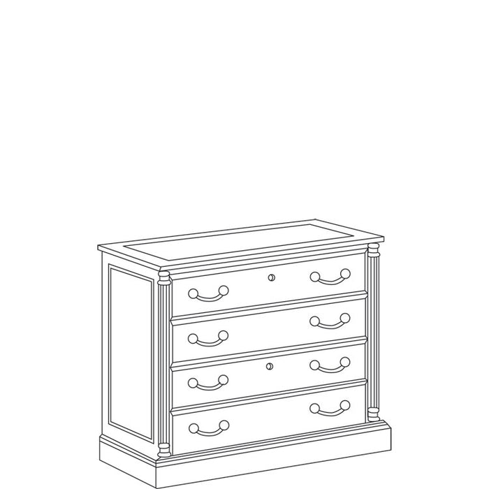 Keswick Collection Lateral File, 36w x 24d x 30h, Cherry